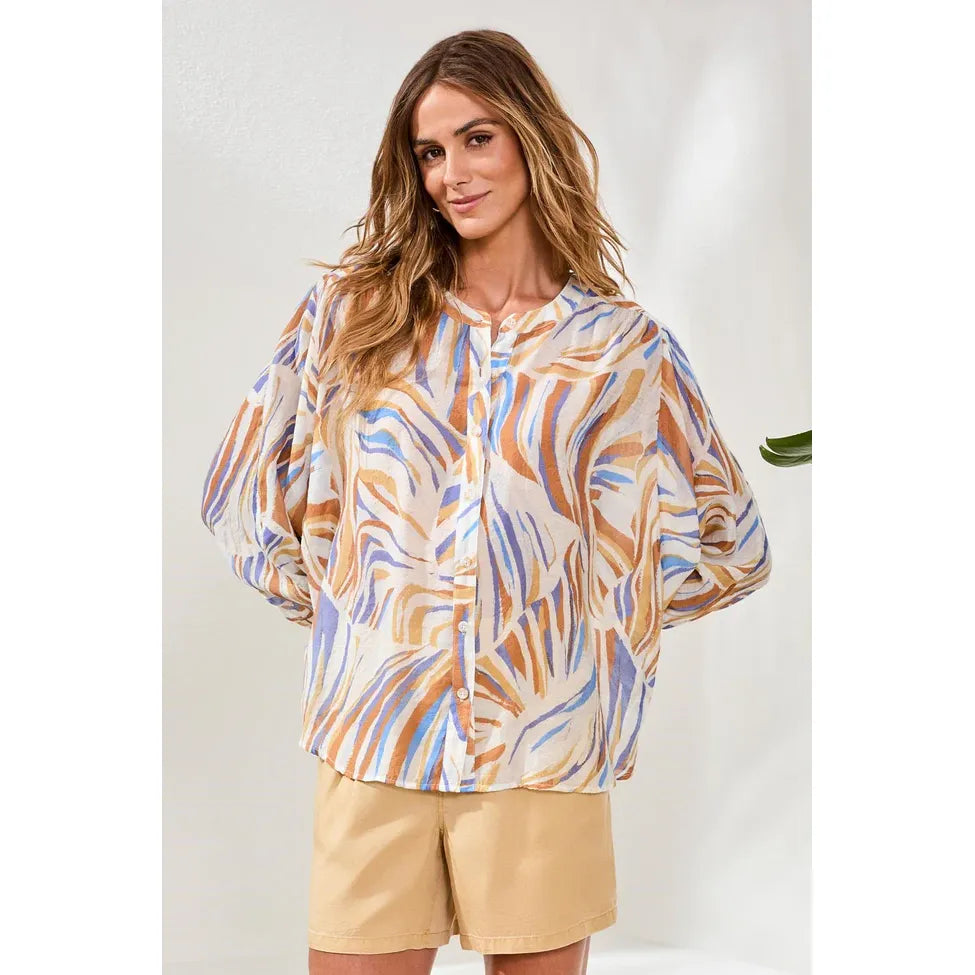 Flowy Dolman Sleeve Blouse - Zinnias Gift Boutique