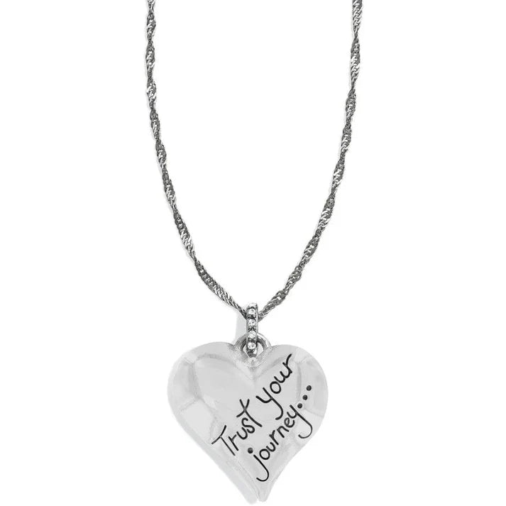 Trust Your Journey Heart Neckl - Zinnias Gift Boutique