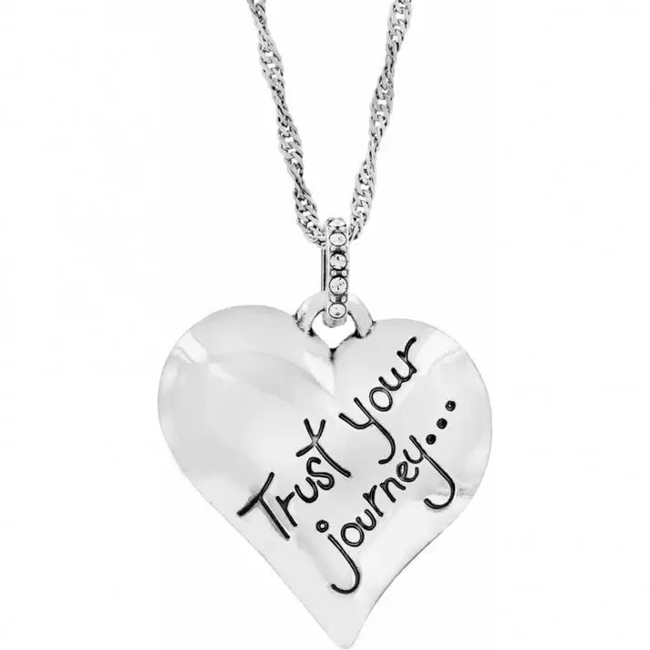 Trust Your Journey Heart Necklace - Zinnias Gift Boutique