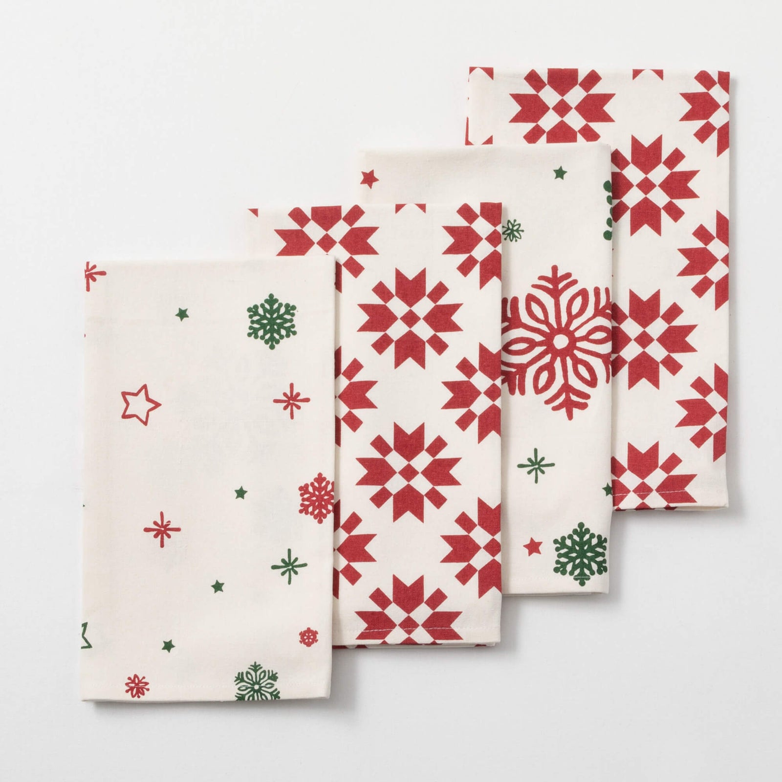 PATTERNED TEA TOWEL Indiv - Zinnias Gift Boutique