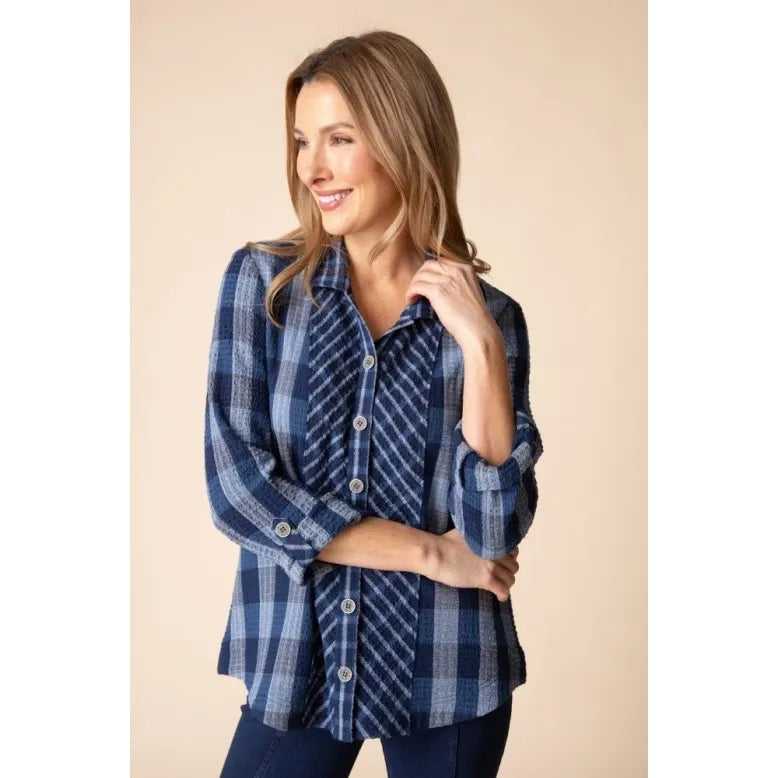 Plaidemonium Boyfriend Tunic