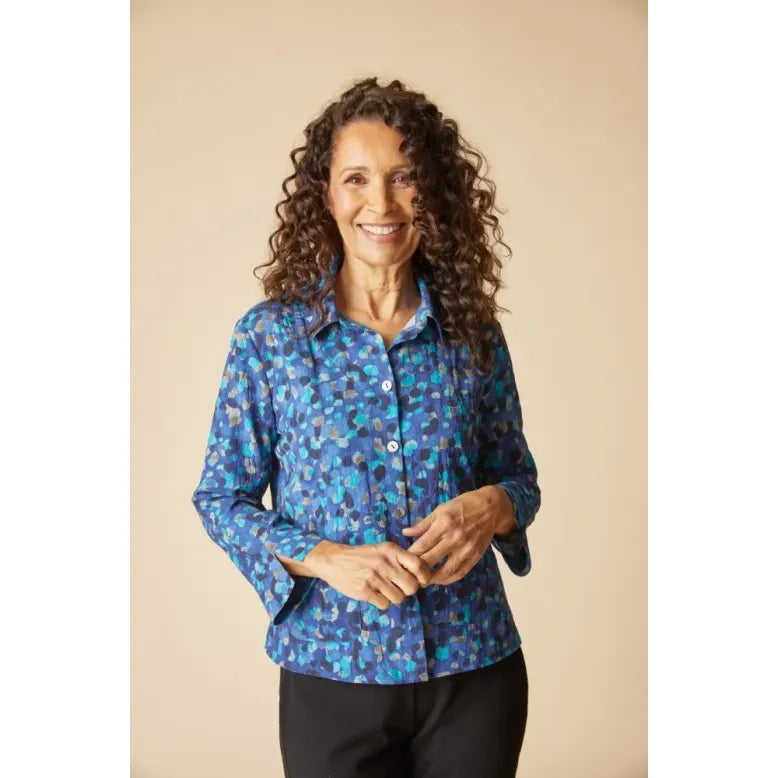 Destination Unknown Dot Jill Shirt - Zinnias Gift Boutique