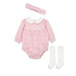 floral outline bubble set - Zinnias Gift Boutique