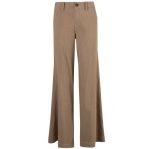 Kut From The Kloth MEG linen wide-leg pants in natural fabric, featuring a relaxed fit and flowy silhouette.