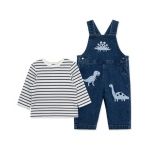 dino overall set - Zinnias Gift Boutique