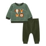 jungle stripe set - Zinnias Gift Boutique