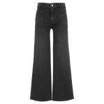 MEG HIGH RISE WIDE LEG INSET-RAW HEM - Zinnias Gift Boutique