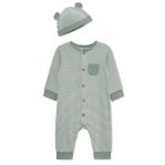 Coverall Stripes with hat - Zinnias Gift Boutique