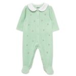 sweet floral footie - Zinnias Gift Boutique