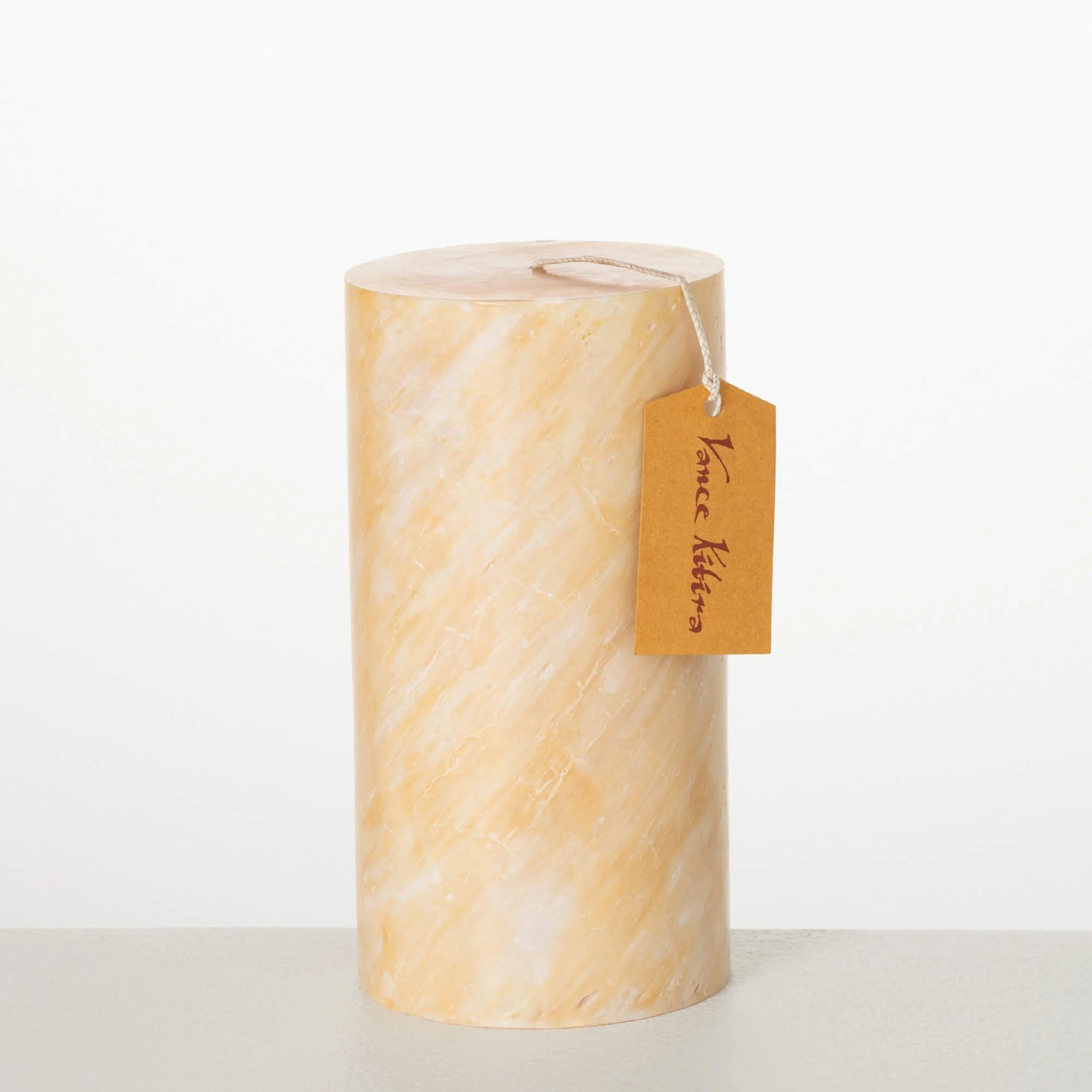 MARBLE PILLAR SCENT FREE - Zinnias Gift Boutique