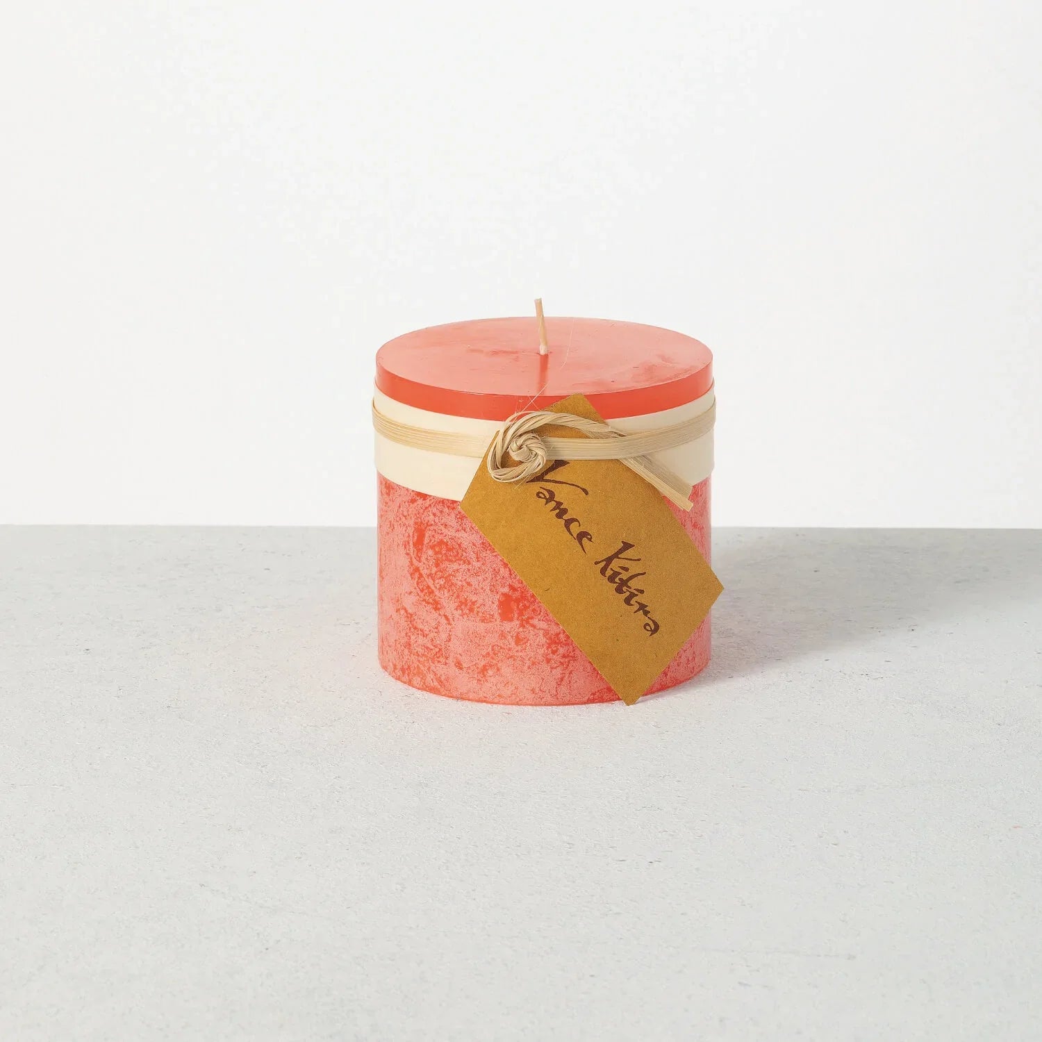 Timber Pillar Candle 3.25" - Zinnias Gift Boutique