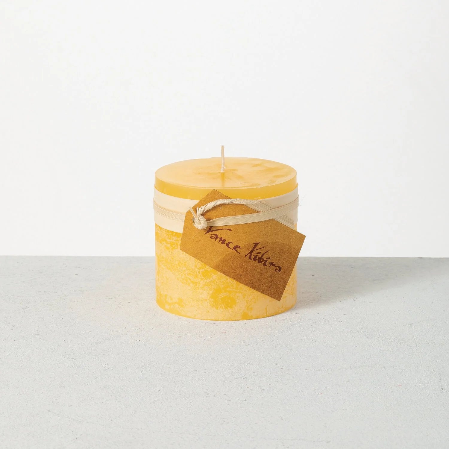 Timber Pillar Candle 3.25" - Zinnias Gift Boutique