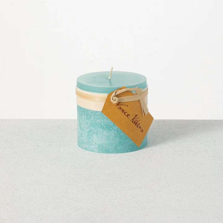 Timber Pillar Candle 3.25" - Zinnias Gift Boutique