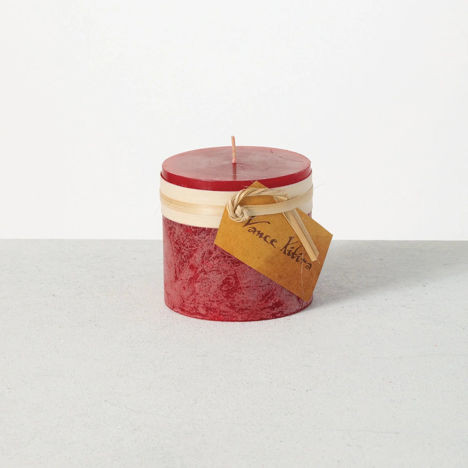 Timber Pillar Candle 3.25" - Zinnias Gift Boutique