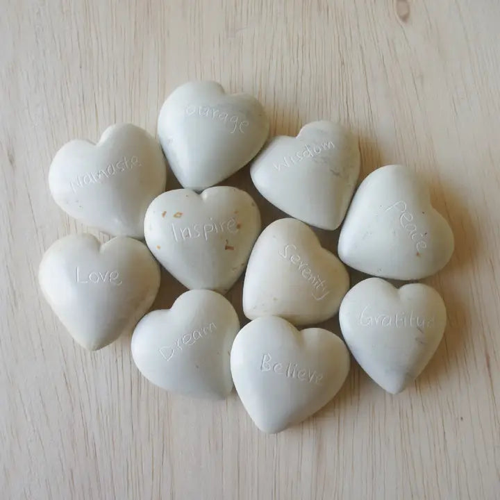 Flat Word Hearts - Zinnias Gift Boutique