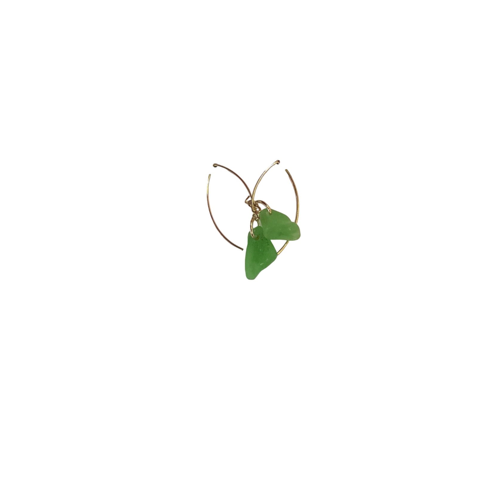 Sea Glass earring Local Artisan - Zinnias Gift Boutique