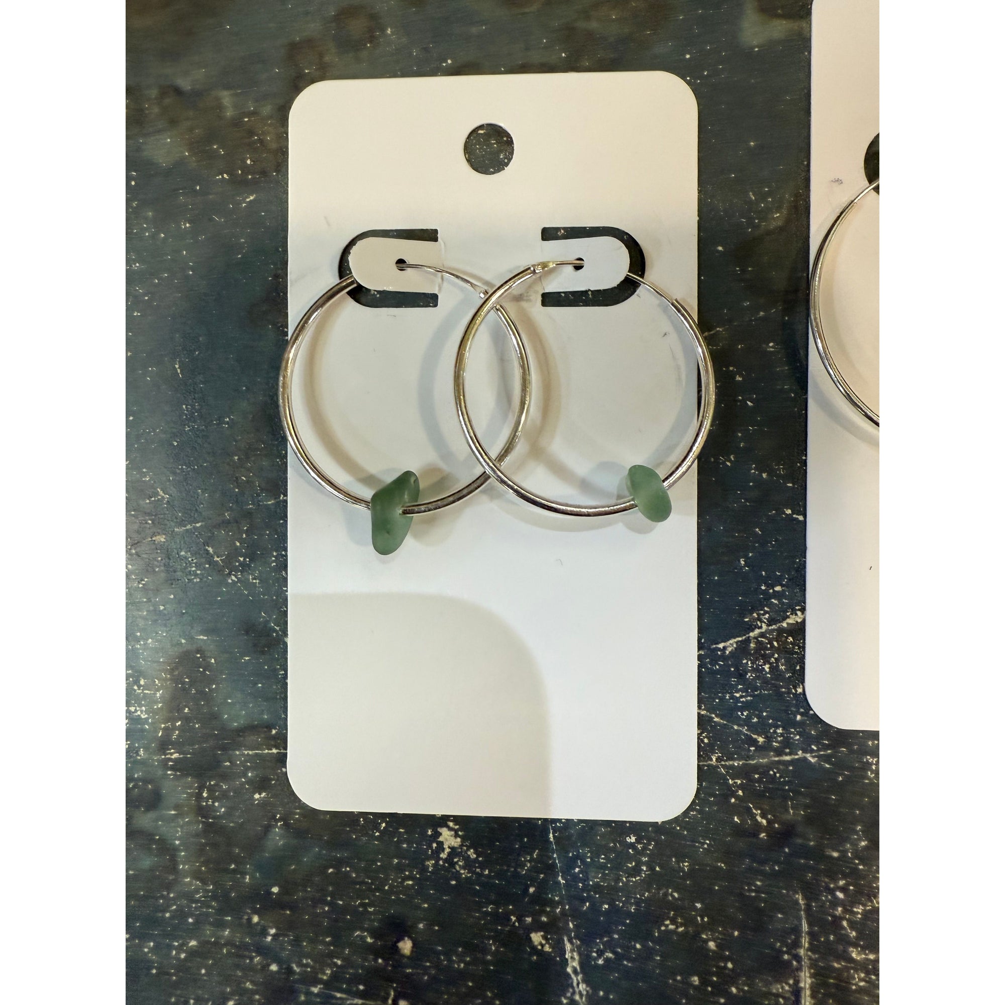 Sea Glass earring Local Artisan - Zinnias Gift Boutique