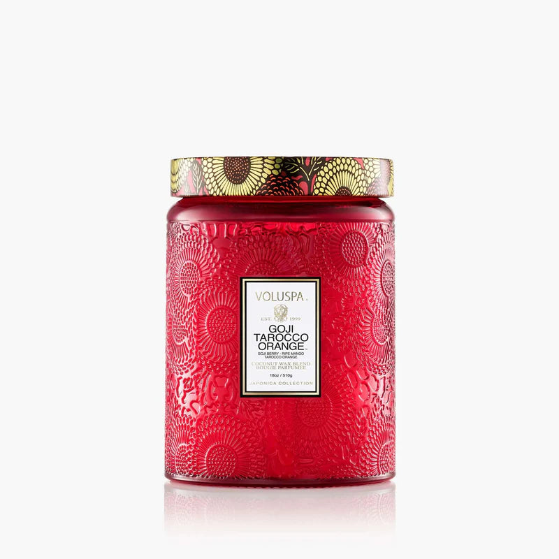 Goji Tarocco Orange Candle 2026 - Zinnias Gift Boutique