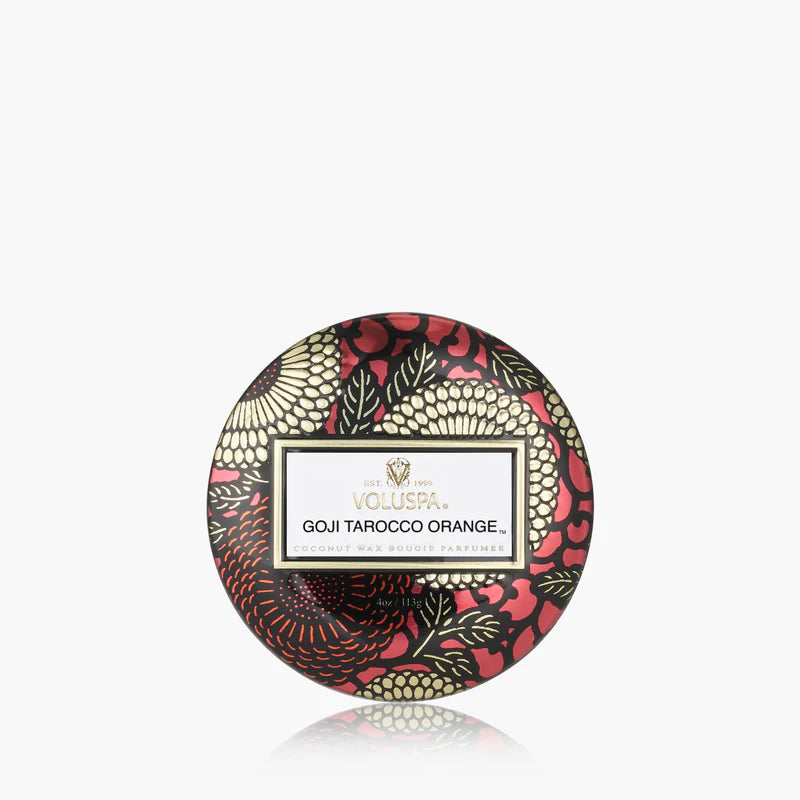 Goji Tarocco Orange Candle 2026 - Zinnias Gift Boutique