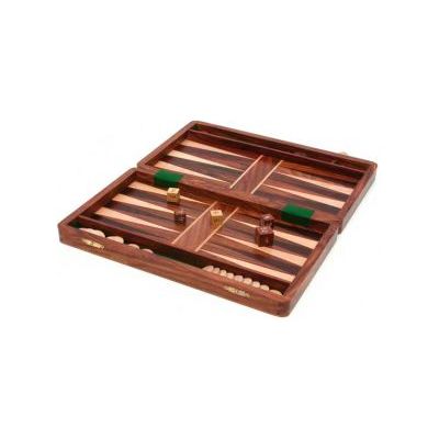 Shisham Wood Backgammon Set 12" - Zinnias Gift Boutique