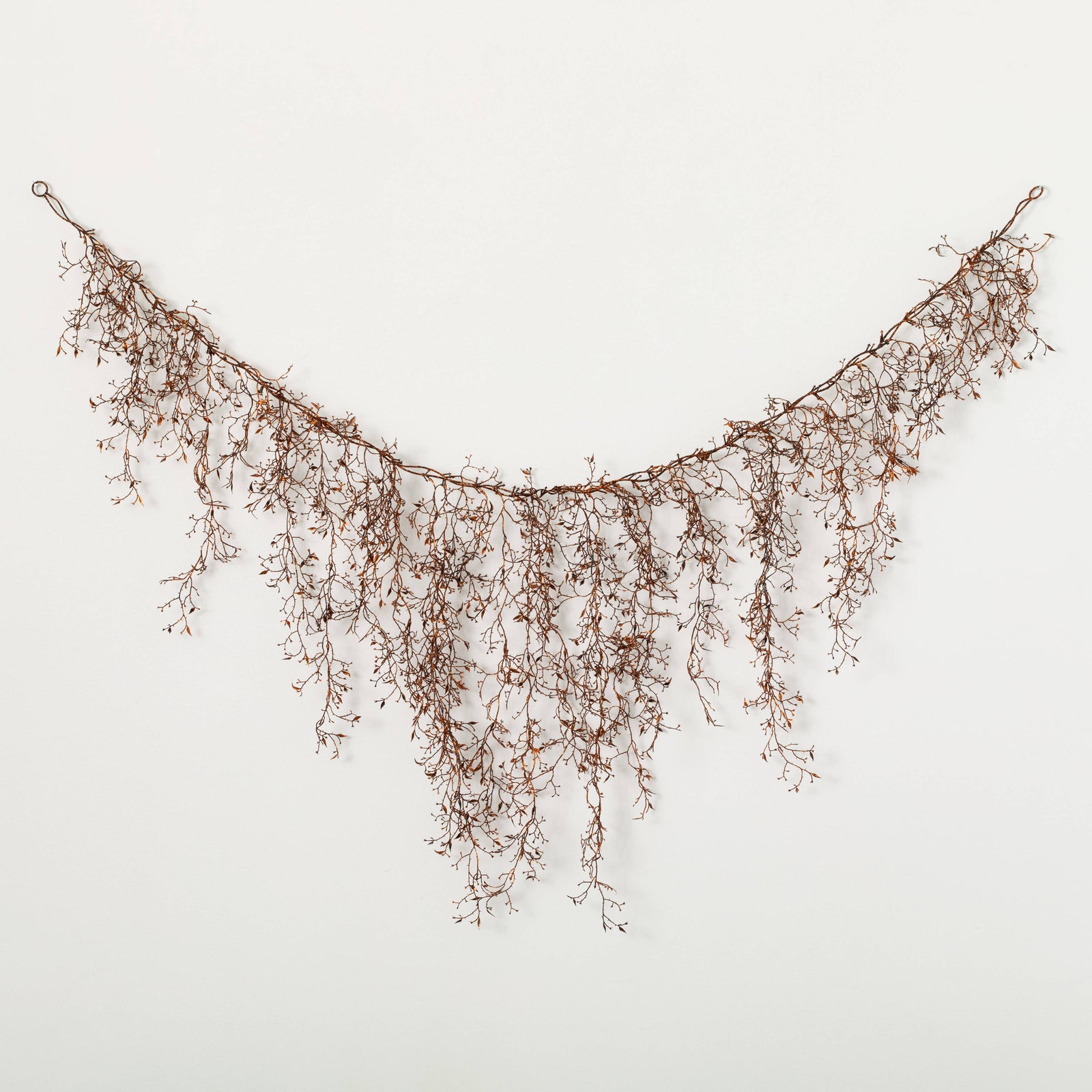 Woolsedge Grass Drop Garland Orange - Zinnias Gift Boutique