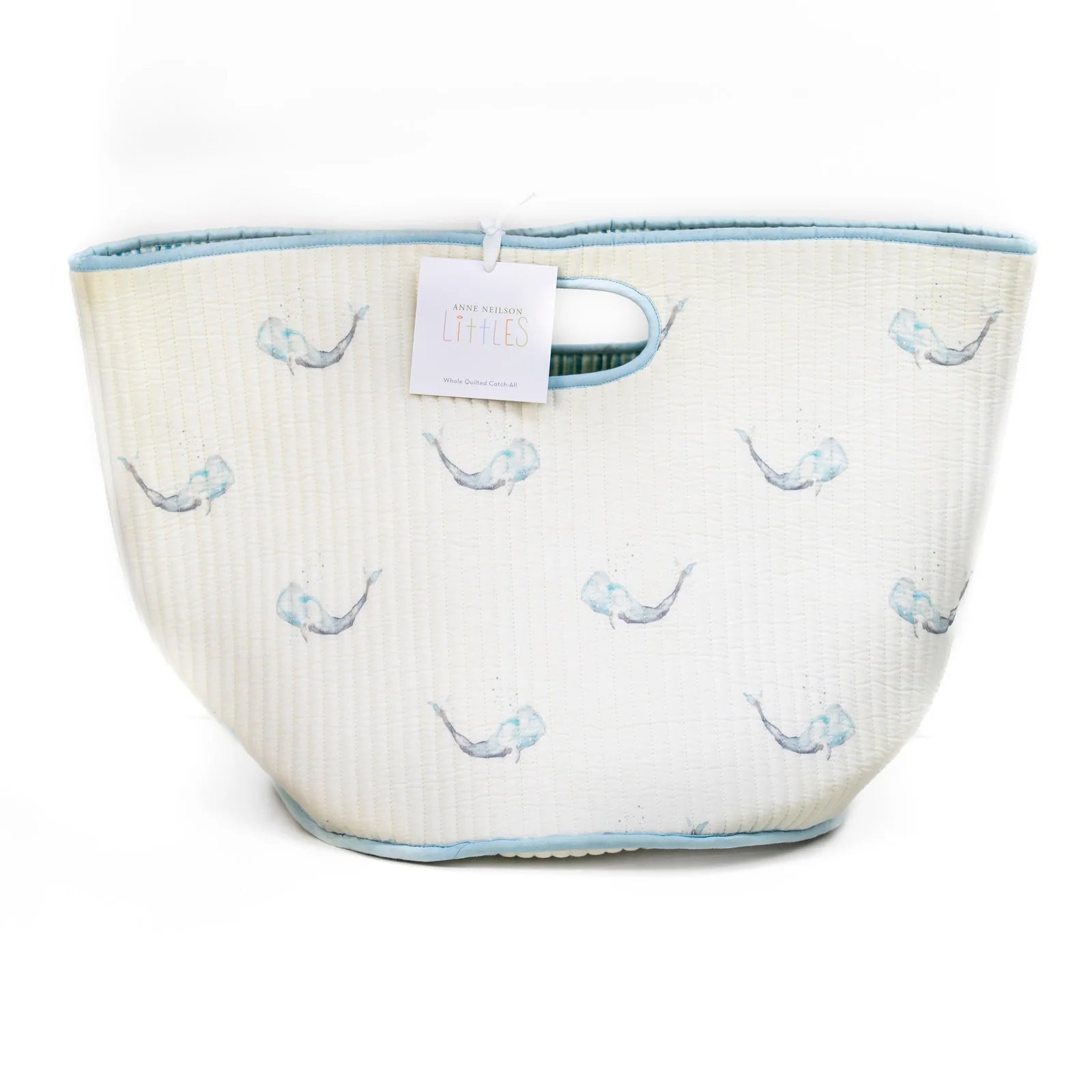 Whale Catch All Basket - Zinnias Gift Boutique
