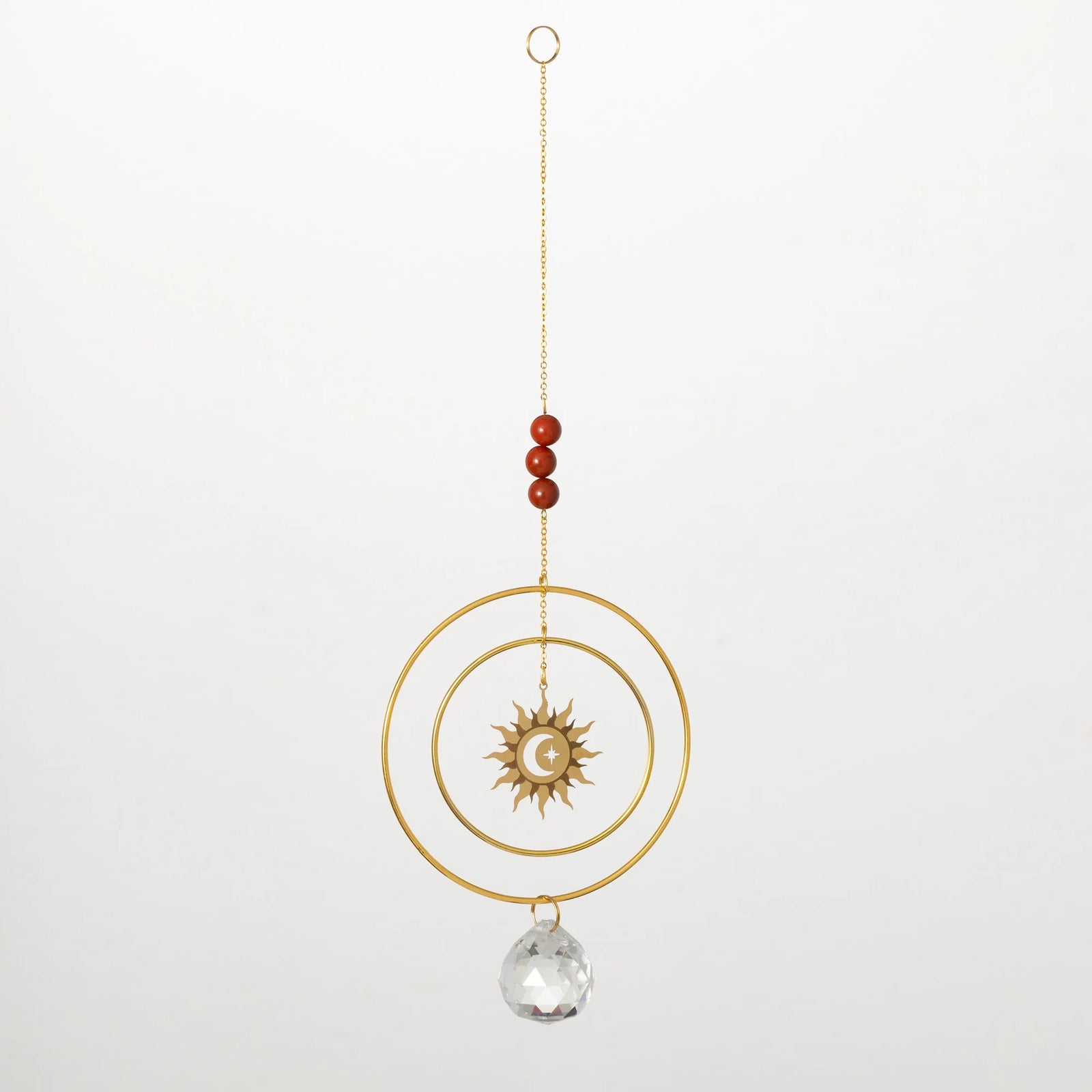Suncatcher - Sun / Red Stone - Zinnias Gift Boutique