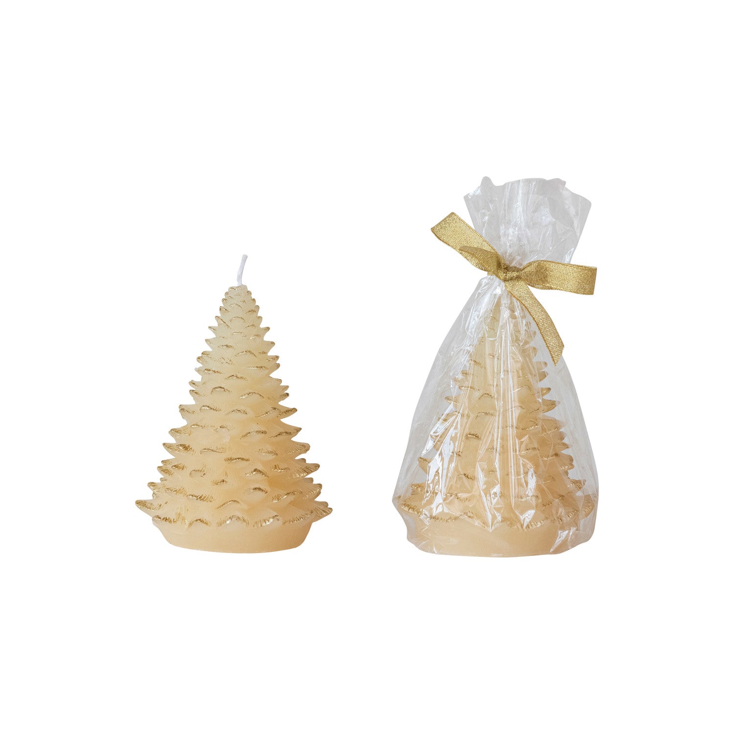 Unscented Tree Shaped Candle - Zinnias Gift Boutique