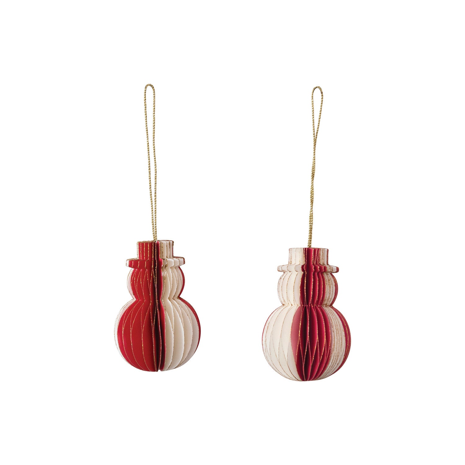 Snowman Honeycomb Ornament - Zinnias Gift Boutique