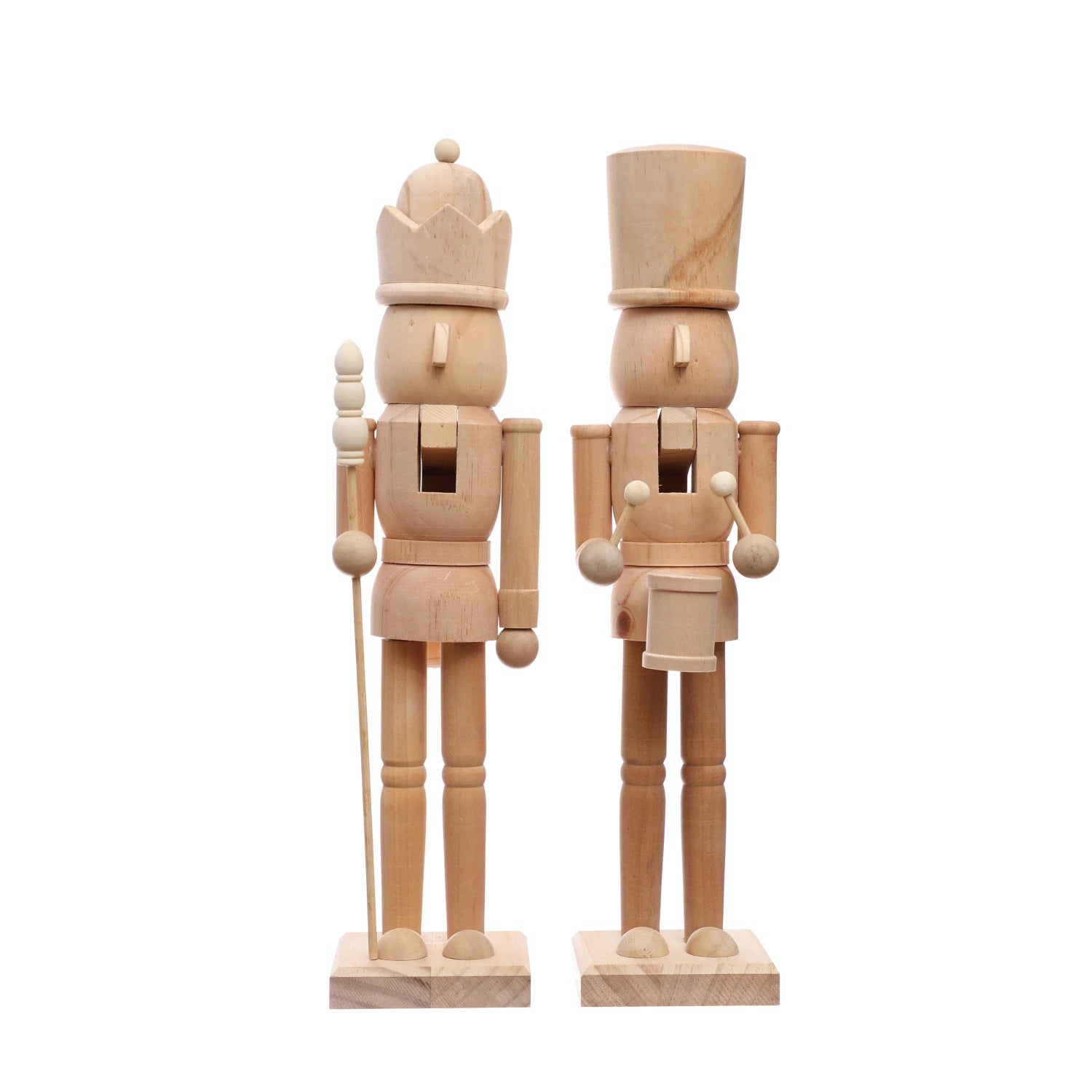 Wood Nutcracker, Natural - Zinnias Gift Boutique