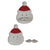 Santa Head Shaped Platter w/ Mustache Dish