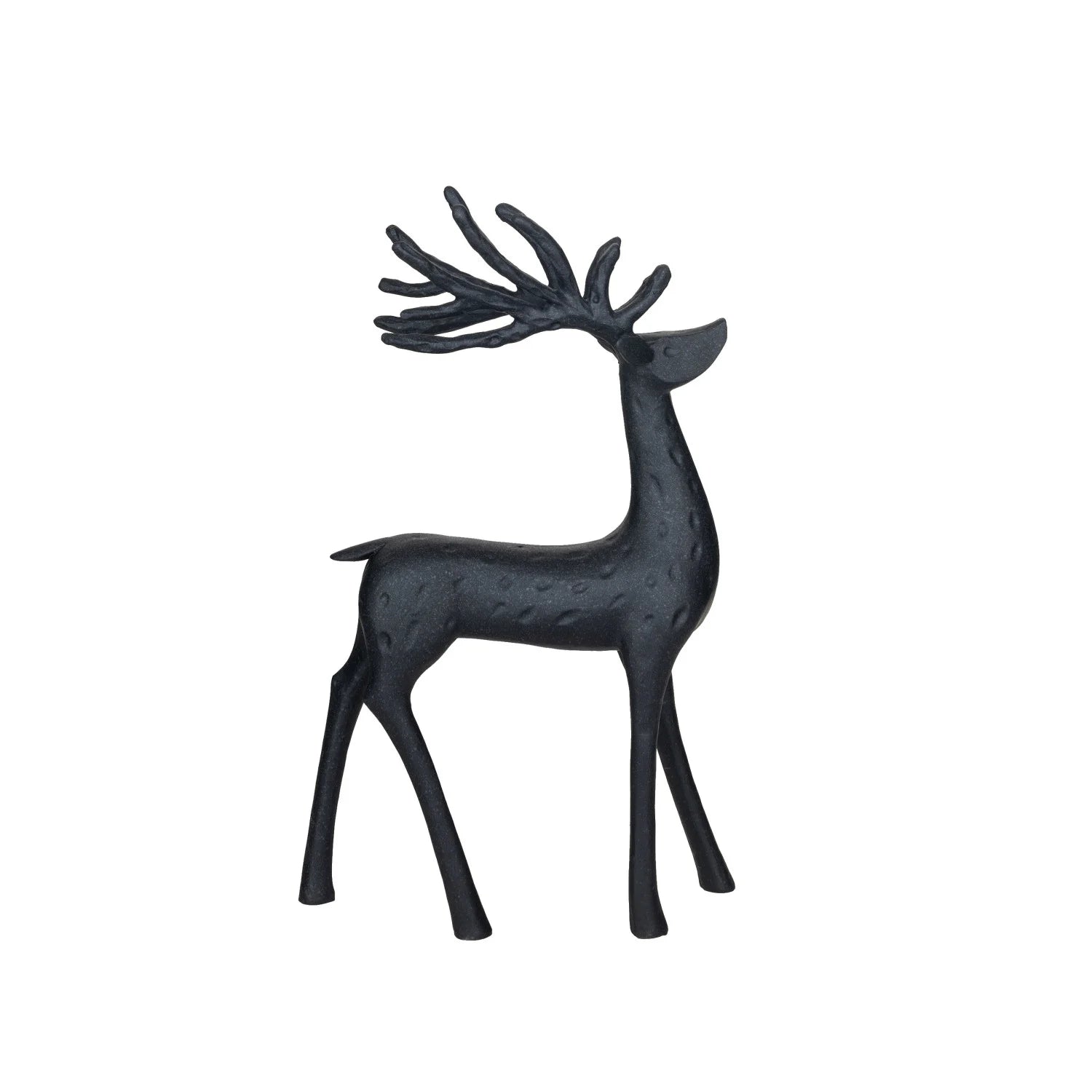 Black Resin Reindeer - Zinnias Gift Boutique