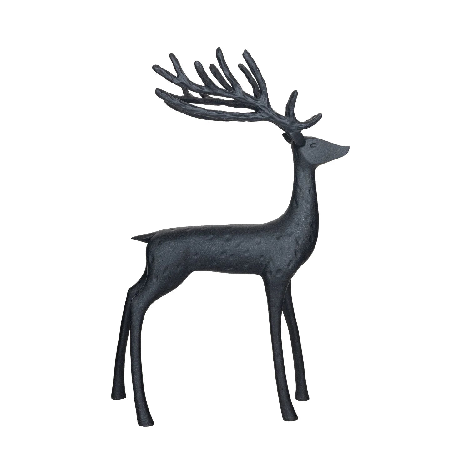 Black Resin Reindeer - Zinnias Gift Boutique