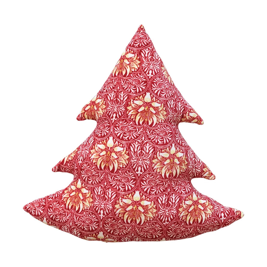 Tree Pillow Velvet Cotton