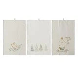 Cotton Printed Tea Towel w/Holiday Image/Saying, 3 Styles - Zinnias Gift Boutique