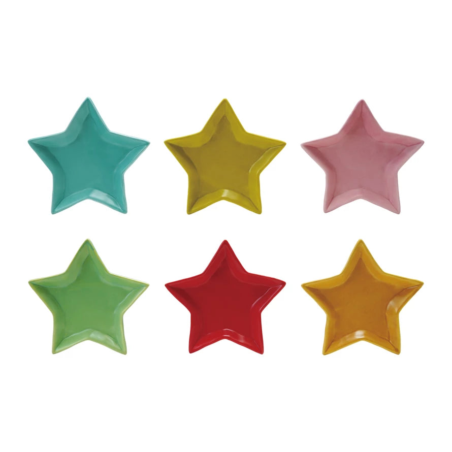 Stoneware Star Shaped Dish - Zinnias Gift Boutique
