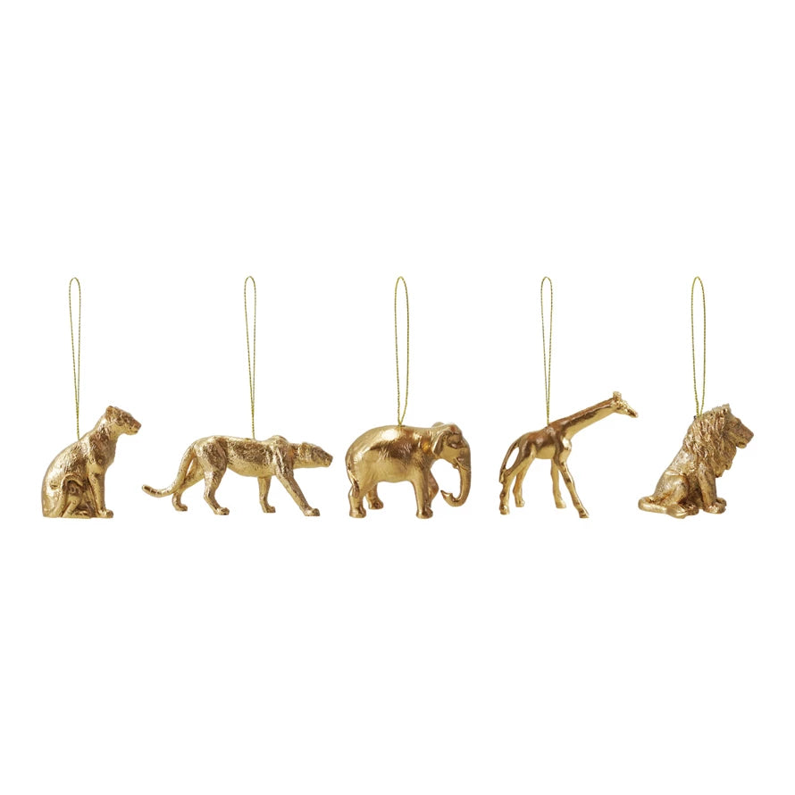 Safari Animal Ornament - Zinnias Gift Boutique