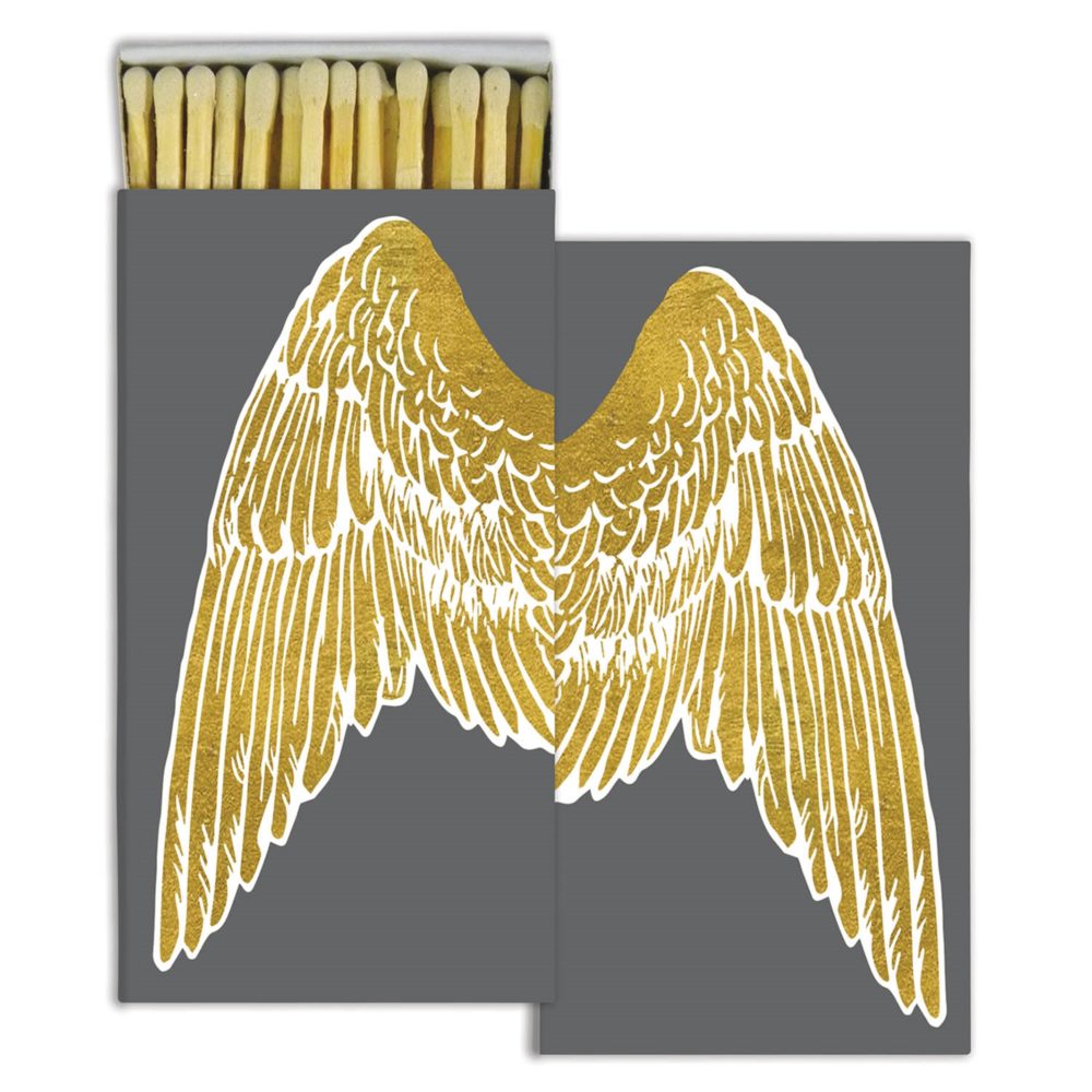 Matches - Wings - Gold Foil - Zinnias Gift Boutique