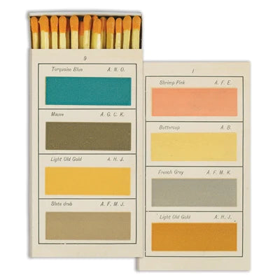 Matches - Painters Handbook - Orange - Zinnias Gift Boutique