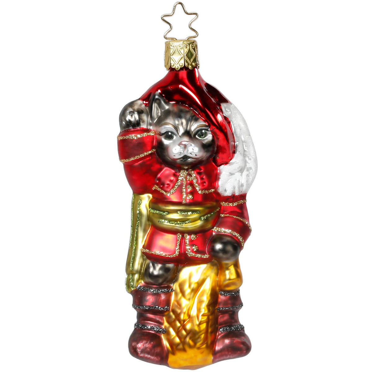 Puss&#39;n&#39; Boots Ornament - Zinnias Gift Boutique