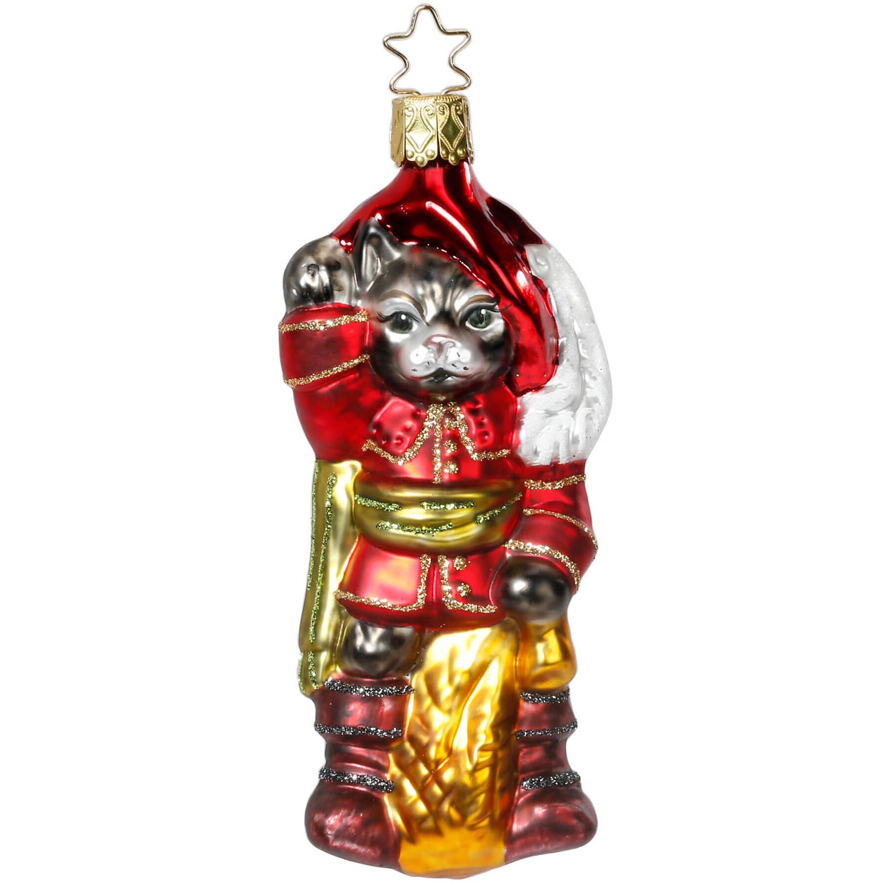 Puss'n' Boots Ornament - Zinnias Gift Boutique