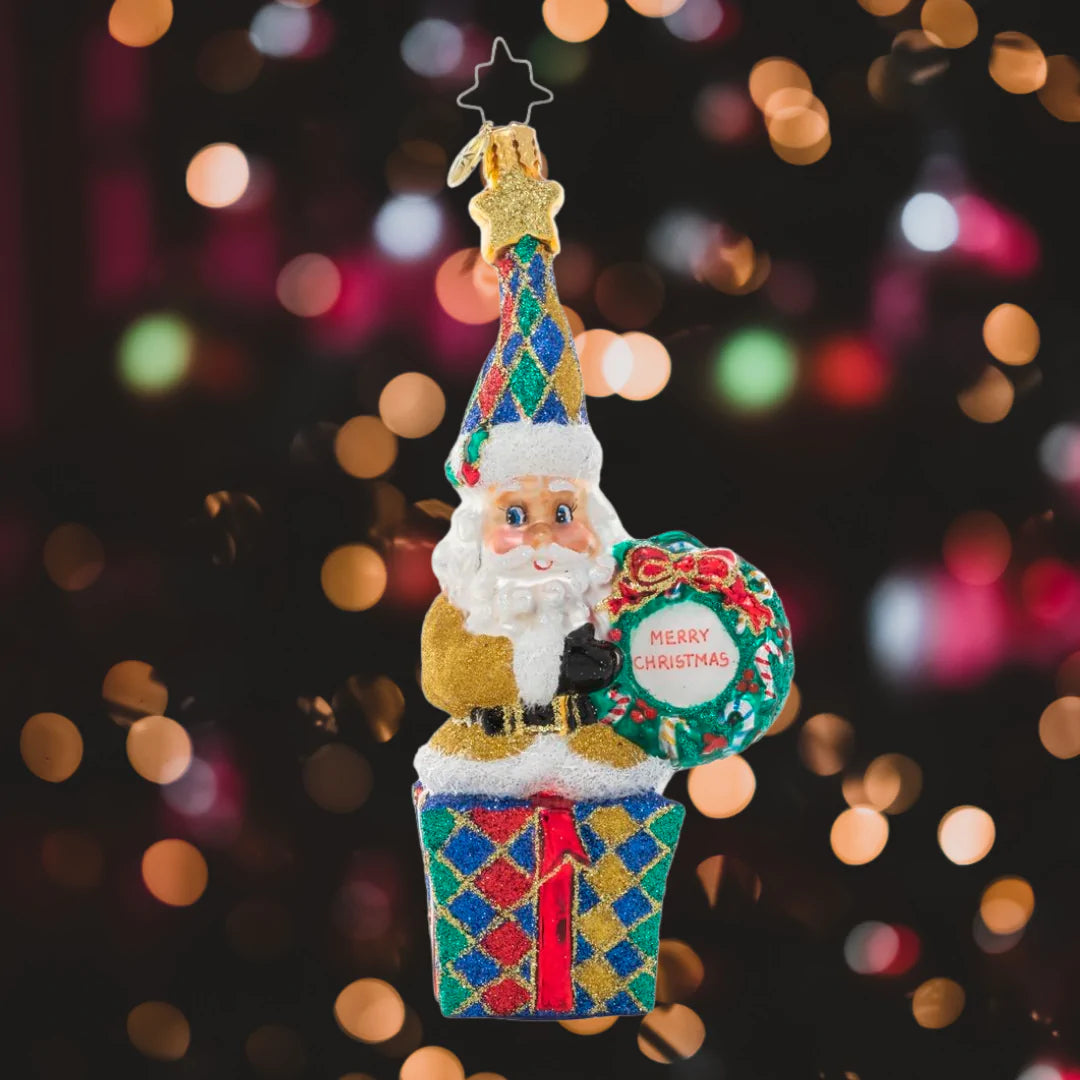 Christmas Wishes Santa Christopher Radko - Zinnias Gift Boutique