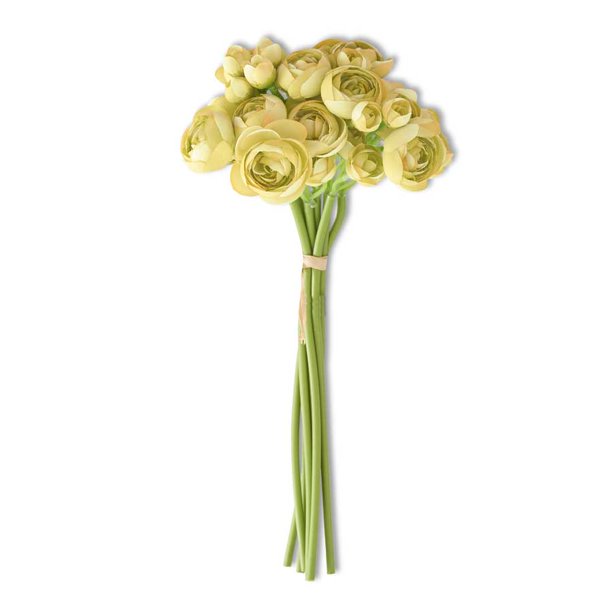 11  Inch Yellow Mini Ranunculus Bundle (7 Stems) - Zinnias Gift Boutique