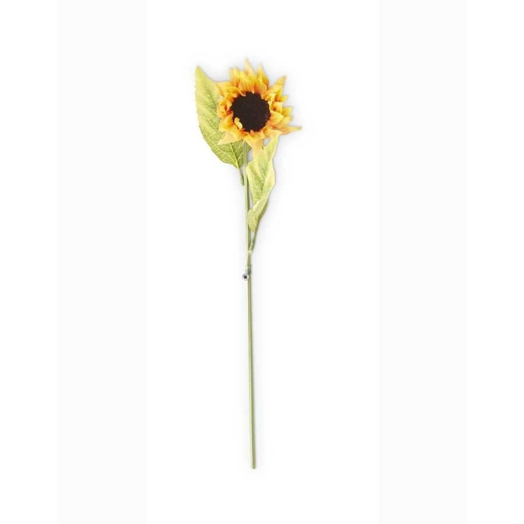 21 Inch Orange Real Touch Sunflower Stem - Zinnias Gift Boutique