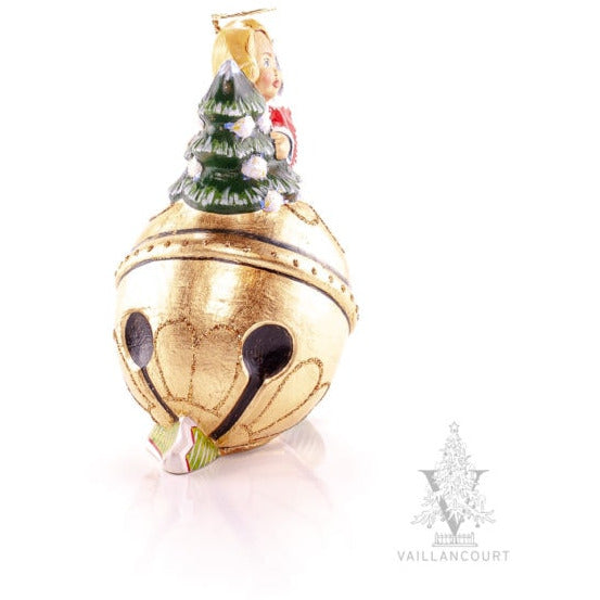 Angel on Bell Red - Zinnias Gift Boutique