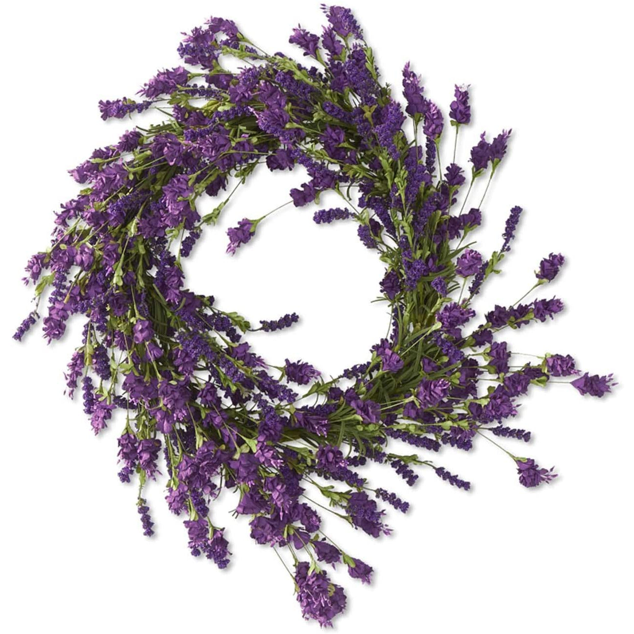 24 Inch Purple Hops and Berry Wreath - Zinnias Gift Boutique