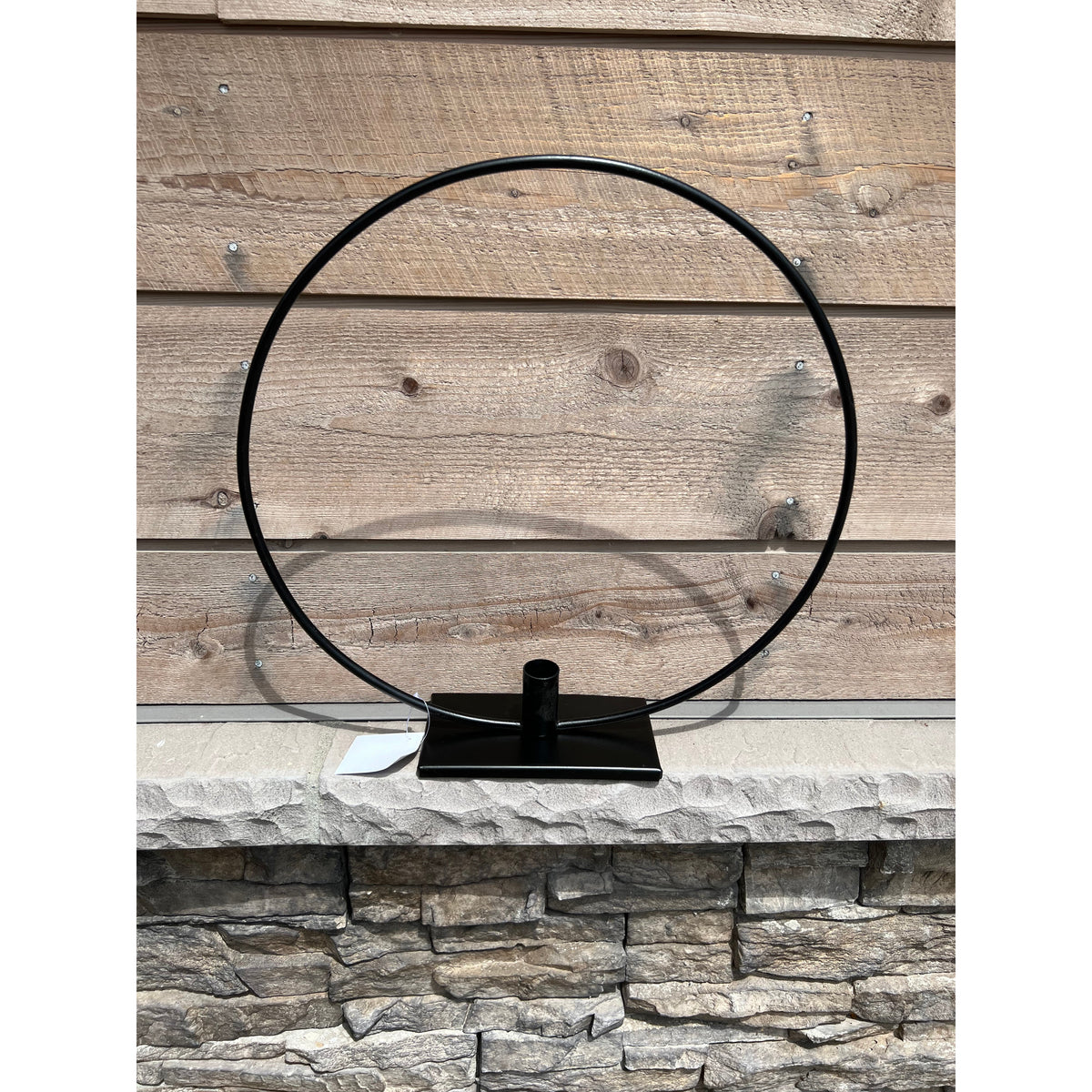 Circle Candle Holder 15&quot;x15.5&quot; - Zinnias Gift Boutique