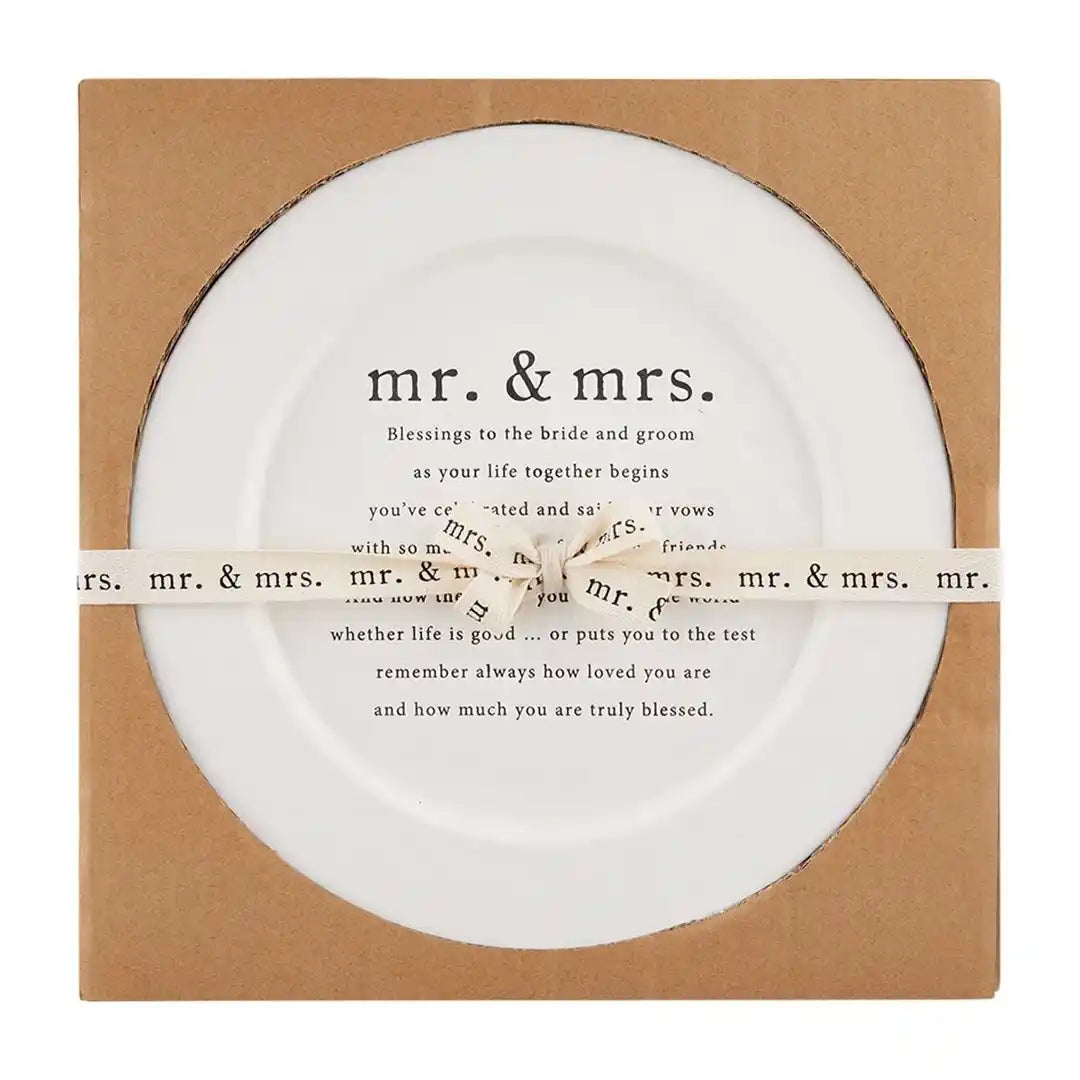 Wedding Blessing Platter - Zinnias Gift Boutique