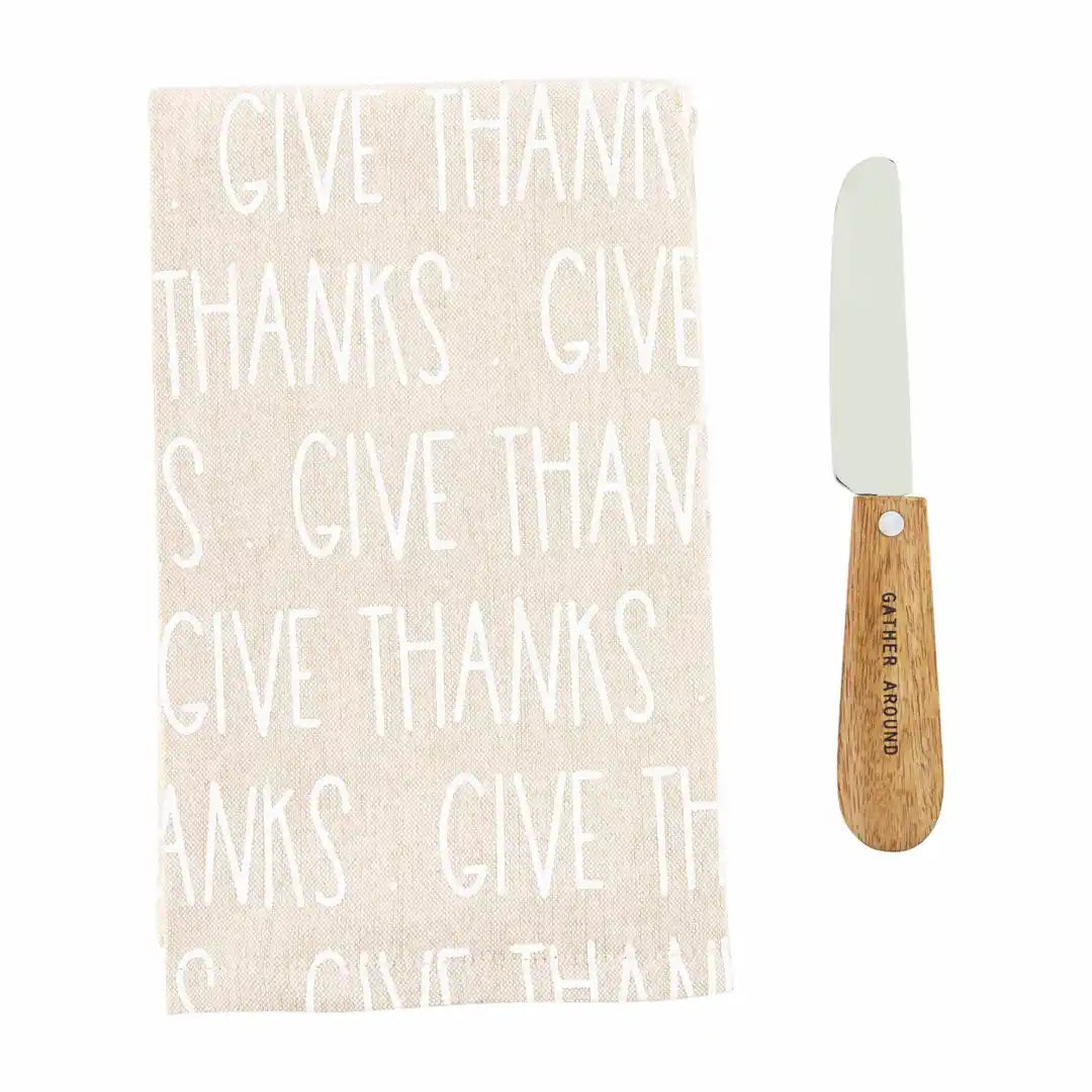 Turkey Towel and Spreader set - Zinnias Gift Boutique