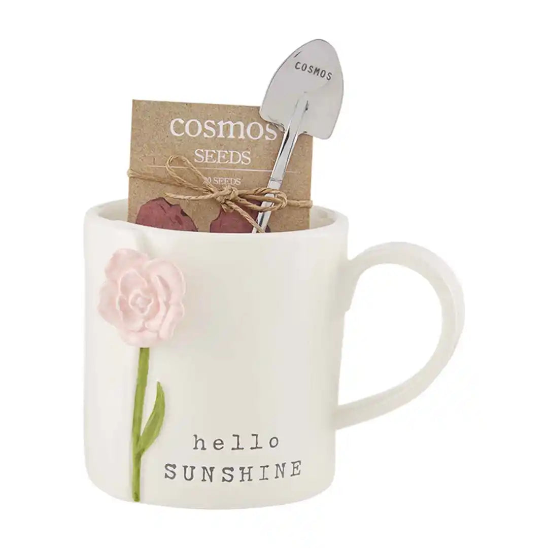 Hello Mug Seeds Market Set - Zinnias Gift Boutique